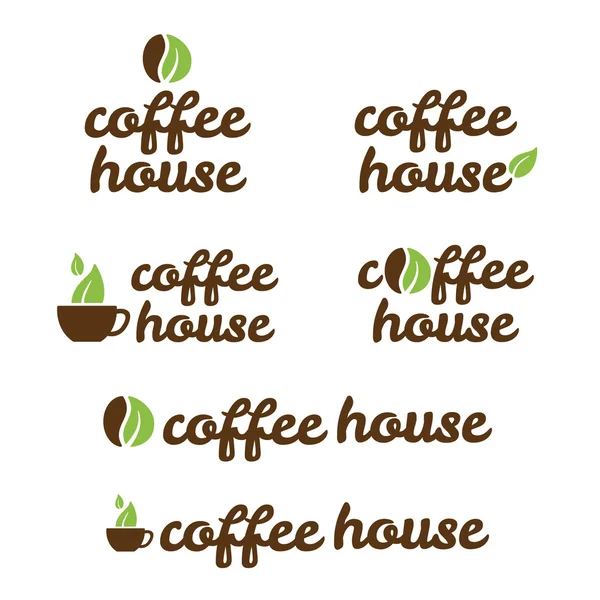 Símbolo de la casa de café — Vector de stock