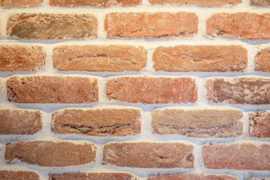 Güzel inşa edilmiş tuğla bir duvarın arka planı