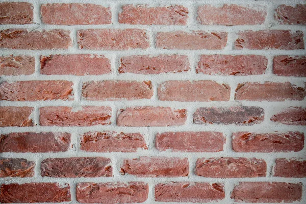 Achtergrond Van Een Prachtig Gebouwde Bakstenen Muur — Stockfoto