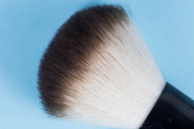 Makeup brush painted up close, soft bristles for better makeup application