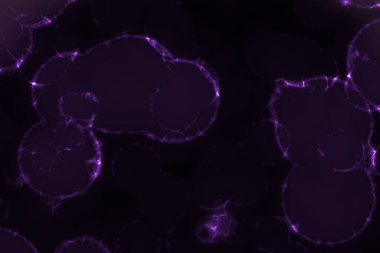 yaratıcı derin biyolojik kazı dijital grafik arkaplan çizimi