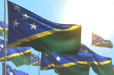 Güzel İşçi Bayramı bayrağı 3D illüstrasyon