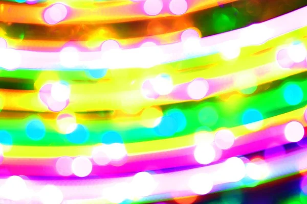 Mooie Feestelijke Bewegende Wazig Nacht Club Lichten Textuur Abstracte Foto — Stockfoto