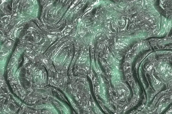 Vacker Teal Havsgrön Slät Yta Med Några Relievo Dator Grafisk — Stockfoto