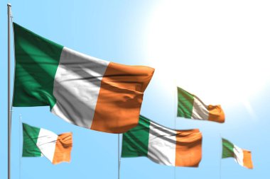 harika kutlama bayrağı 3D illüstrasyon