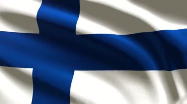 Finlandiya bayrağı - döngü animasyonu