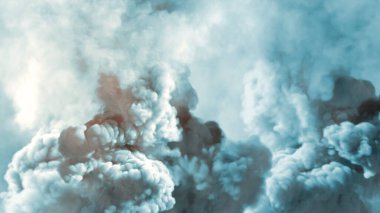 cg endüstriyel 3D görüntüleme, ağır renkli sigara içme arkaplanı