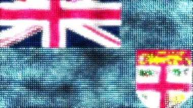 Fiji dijital bayrağı - döngü canlandırması