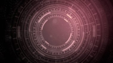 Hareket eden hud dairelerinin çok renkli yüksek teknoloji soyut arka planı, moda konsepti - soyut 3D canlandırma