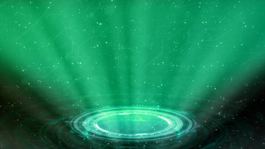 cg soyut 3D görüntüleme, Neon dijital ışınlama arkaplanı