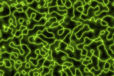 Şirin floresan ışıklandırma dijital sanat arkaplanı illüstrasyonu