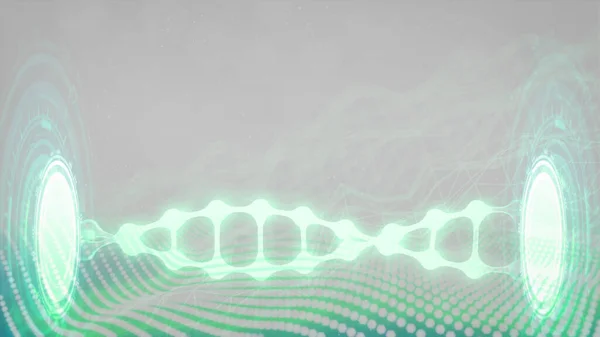 Medyczna Ilustracja Helix Molekuła Renderuje Niskiej Połowie — Zdjęcie stockowe