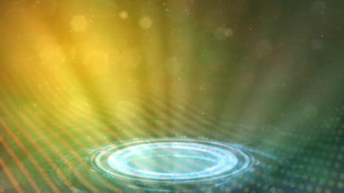 cg soyut 3D görüntüleme, Neon modern ışınlama arkaplanı