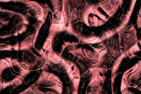 Piękne Kreatywne Czerwony Biologiczne Creepy Powierzchni Komputer Tekstury Tło Halloween — Zdjęcie stockowe