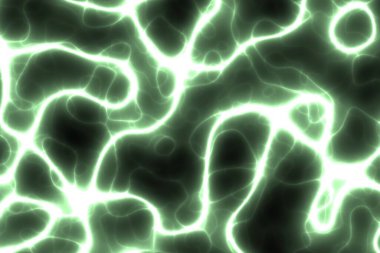 şirin yeşil ışıklandırma kemerleri dijital olarak yapılmış arkaplan veya doku çizimi