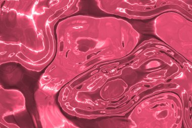 modern kırmızı parlak sıvı metalik dijital doku çizimi