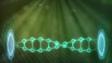 cg medikal 3D animasyon, sarmal dönüş düşük yarım