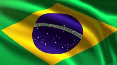 Brezilya bayrağı - döngü animasyonu