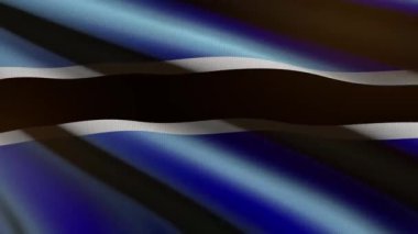 Botswana bayrağı - döngü animasyonu