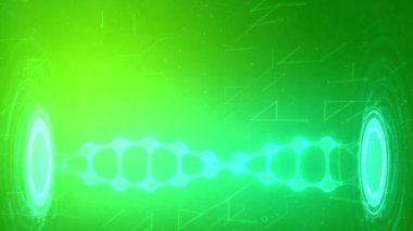 cg medikal 3D animasyon, DNA molekülü düşük yarım döndürür
