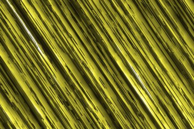 Tasarım sarı yansıtan metal köşegen çizgiler Dijital olarak yapılmış doku veya arkaplan illüstrasyonu