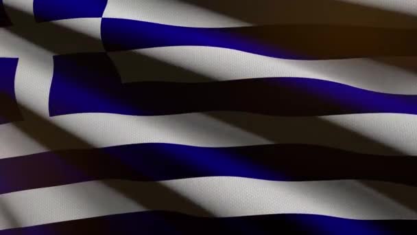 Грецькі Прапори — стокове відео