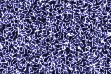 İnme sıvısı dijital arkaplan veya doku illüstrasyonunda sevimli mavi enerjik ışıklar