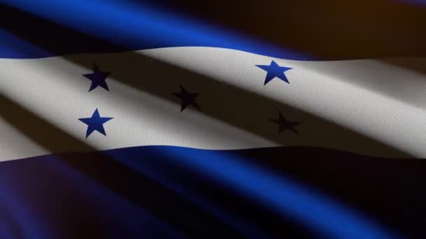 Honduras Flagga Loop Animation — Stockvideo