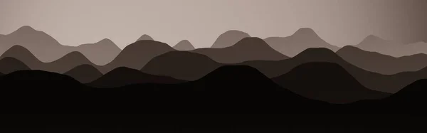 Милые Оранжевые Склоны Холмов Темное Время Цифровым Фоном Иллюстрация — стоковое фото