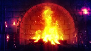 Peri masalı gibi parlayan arka plan