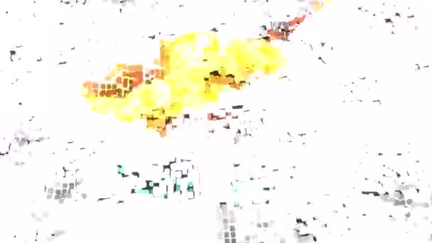 Drapeau Chypriote Agité Drapeau Chypriote Sur Mât Emblème Vectoriel De Chypre | Vecteur Premium