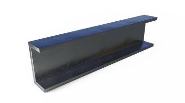 c-ışını metali sardı - izole edilmiş cg endüstriyel 3D illüstrasyon