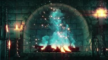 rüya gibi baca ışıklandırma arkaplanı