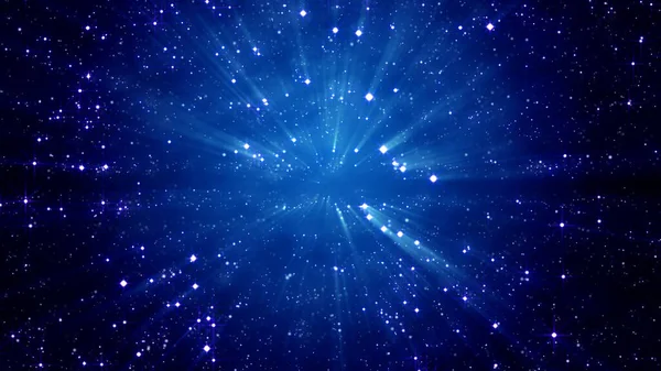 Довольно Сюрреалистичный Ночной Звездный Фон Цифровая Абстрактная Иллюстрация — стоковое фото