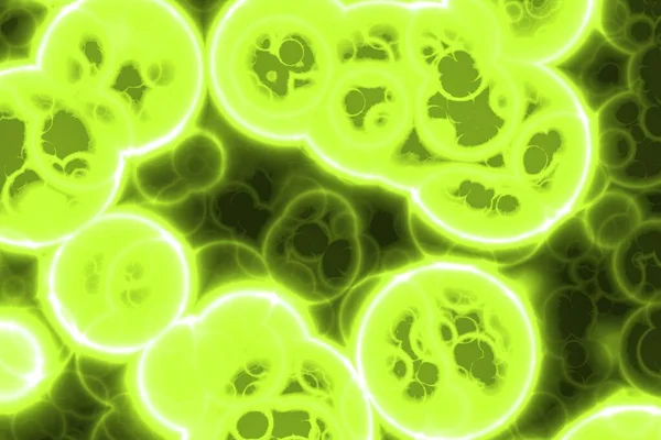 Cute Creative Big Amount Biological Micro Organisms Digital Graphics Background — Stock Photo, Image