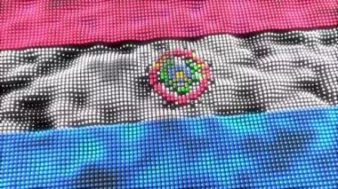 Paraguay web konsept bayrak döngüsü