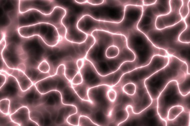 yaratıcı kırmızı lambent ışıkları dijital sanat arkaplanını ya da desen illüstrasyonunu yaralar