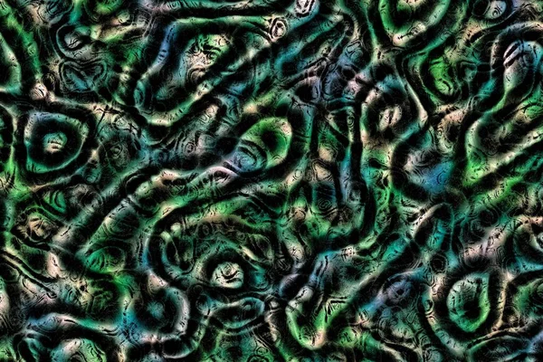 Beautiful Artistic Alien Muscle Relief Computer Art Background Texture Illustration — Stock Photo, Image