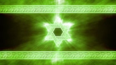 İsrail bayrağını David yıldızıyla aydınlatmak, arka plan