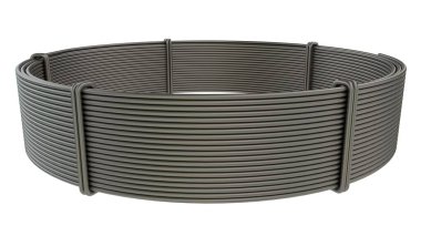 Çelik tel makarası, barları güçlendirmek için, tecrit edilmiş sanayi tipi 3D