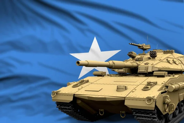 Сомалі Сучасні Танки Реальним Дизайном Концепції Танкових Військ Військовий Малюнок — стокове фото