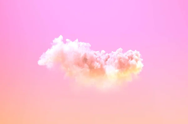 Lever Soleil Rose Cumulus Énorme Nature Numérique Illustration — Photo