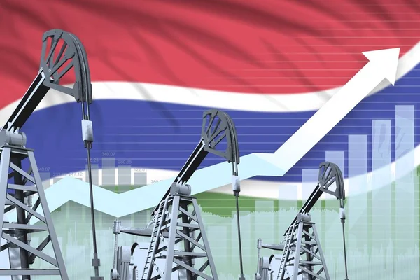 Gambiya Petrol Endüstrisi Konsepti Endüstriyel Illüstrasyon Gambiya Bayrağı Arka Planında — Stok fotoğraf