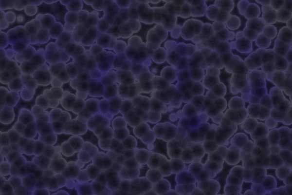創造的な近代的な青の膨大な量のバイオ細胞デジタルアートの背景テクスチャイラスト — ストック写真