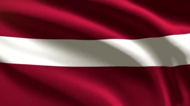 Letonya bayrağı - döngü canlandırması