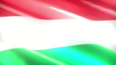 Macaristan bayrağı - döngü animasyonu