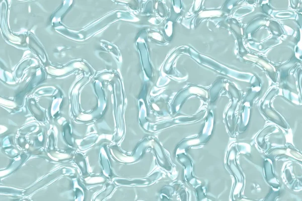 Schöne Glühende Flüssigkeit Poliertem Aluminium Hintergrund Illustration — Stockfoto