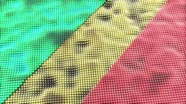 Kongo web konsepti bayrak döngüsü