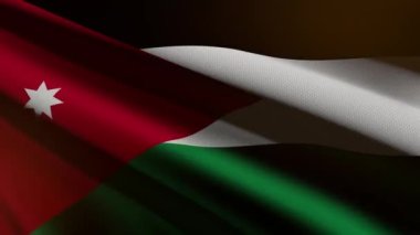 Jordan flag - loop animation