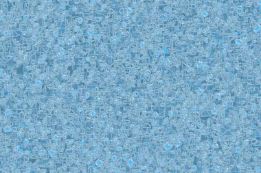 şirin açık mavi elektronik kristal şablon bilgisayar sanat dokusu veya arkaplan illüstrasyonu